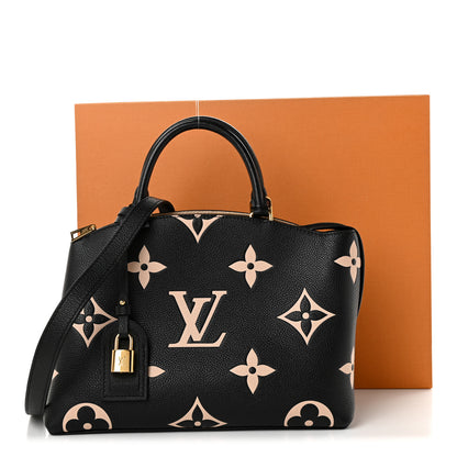 Louis Vuitton Empreinte Monogram Giant Petit Palais Black Beige 10 of 10