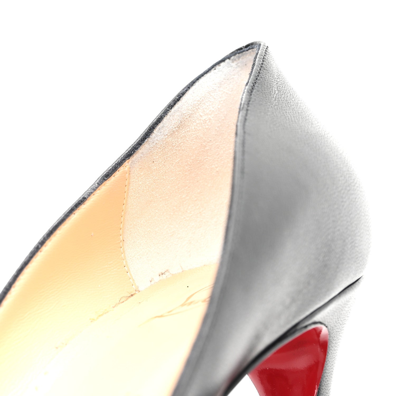 Christian Louboutin Shiny Nappa Pigalle Follies 85 Pumps 38 Black 9 of 10