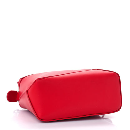 Loewe Satin Calfskin Mini Puzzle Edge Bag Red 4 of 8