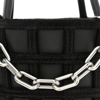 Alexander Wang Suede Calfskin Roxy Mini Bucket Bag Black 9 of 11