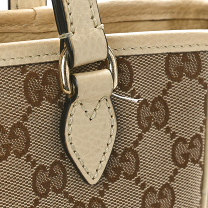 Gucci Monogram Small Bree Tote Beige White 11 of 11