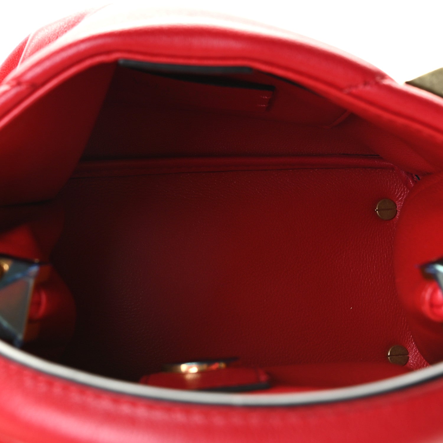 Valentino Garavani Nappa Mini Roman Stud The Handle Bag Rouge Pur 7 of 9
