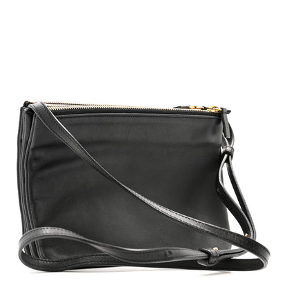 Celine Lambskin Small Trio Crossbody Bag Black 3 of 15