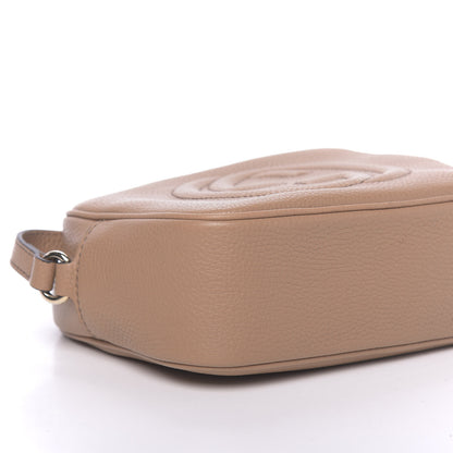 Gucci Pebbled Calfskin Small Soho Disco Bag Camelia 8 of 10