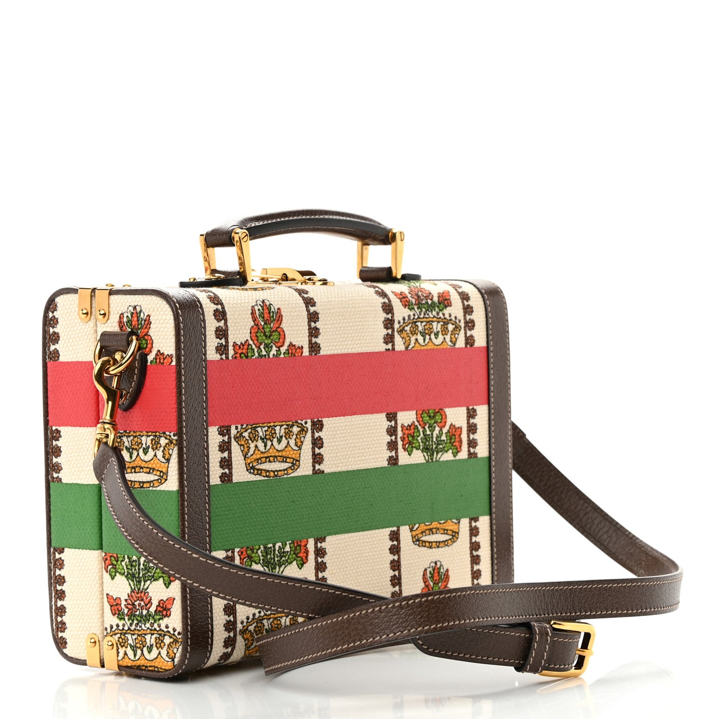 Canvas Calfskin 100 Centennial Music Beauty Case Multicolor