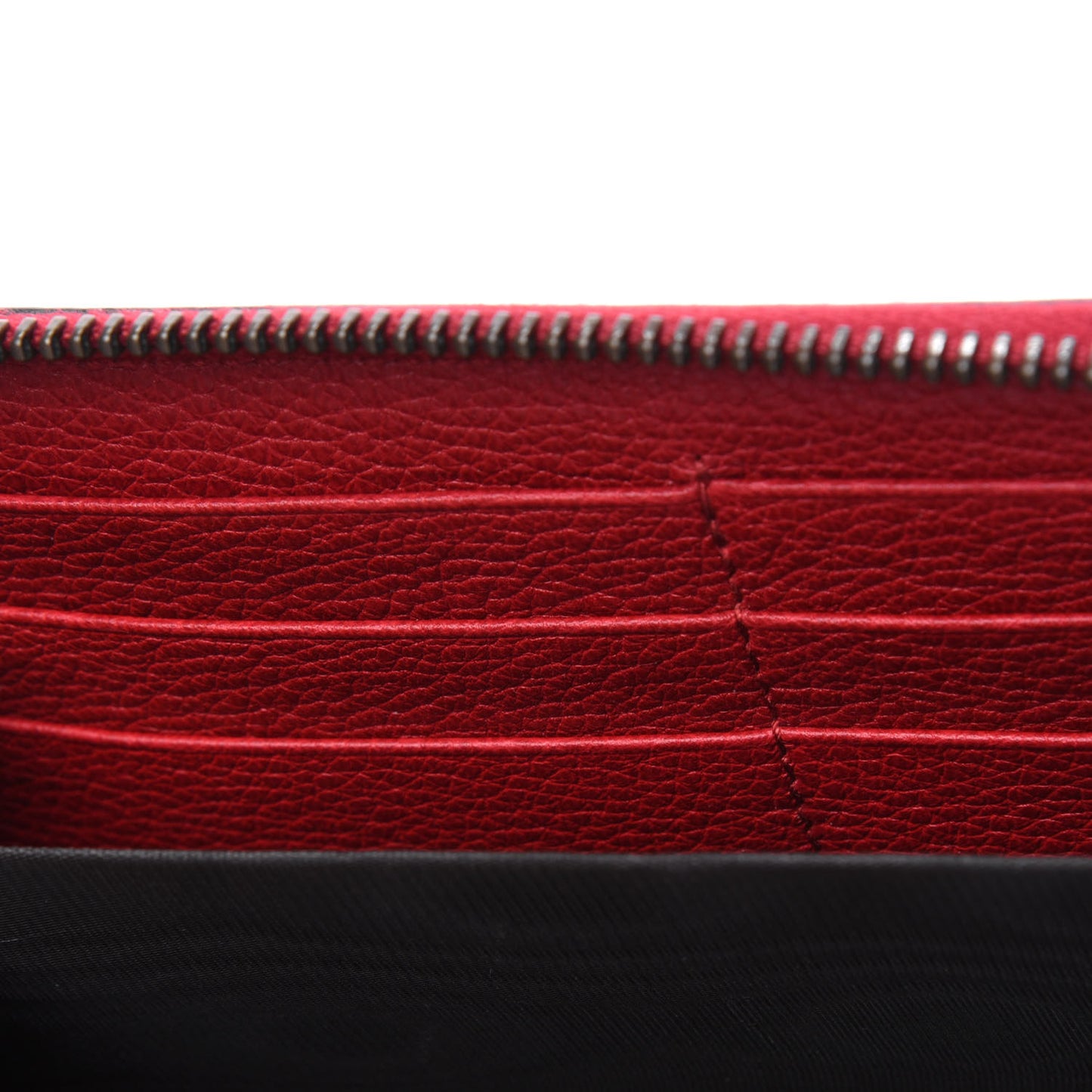 Cripto Calfskin Interlocking G Logo Zip Around Wallet Hibiscus Red Giallo Black Green Red