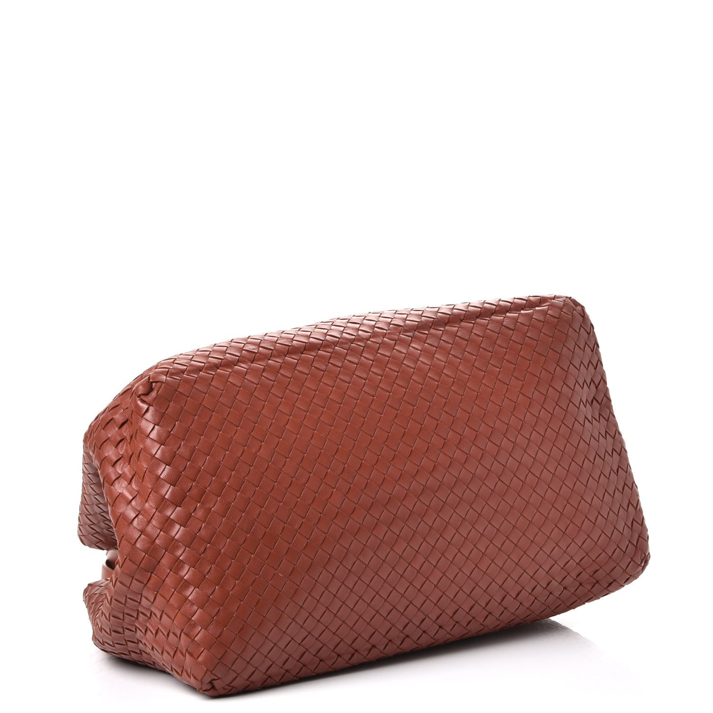 Nappa Intrecciato Large Seamless Tote Rust