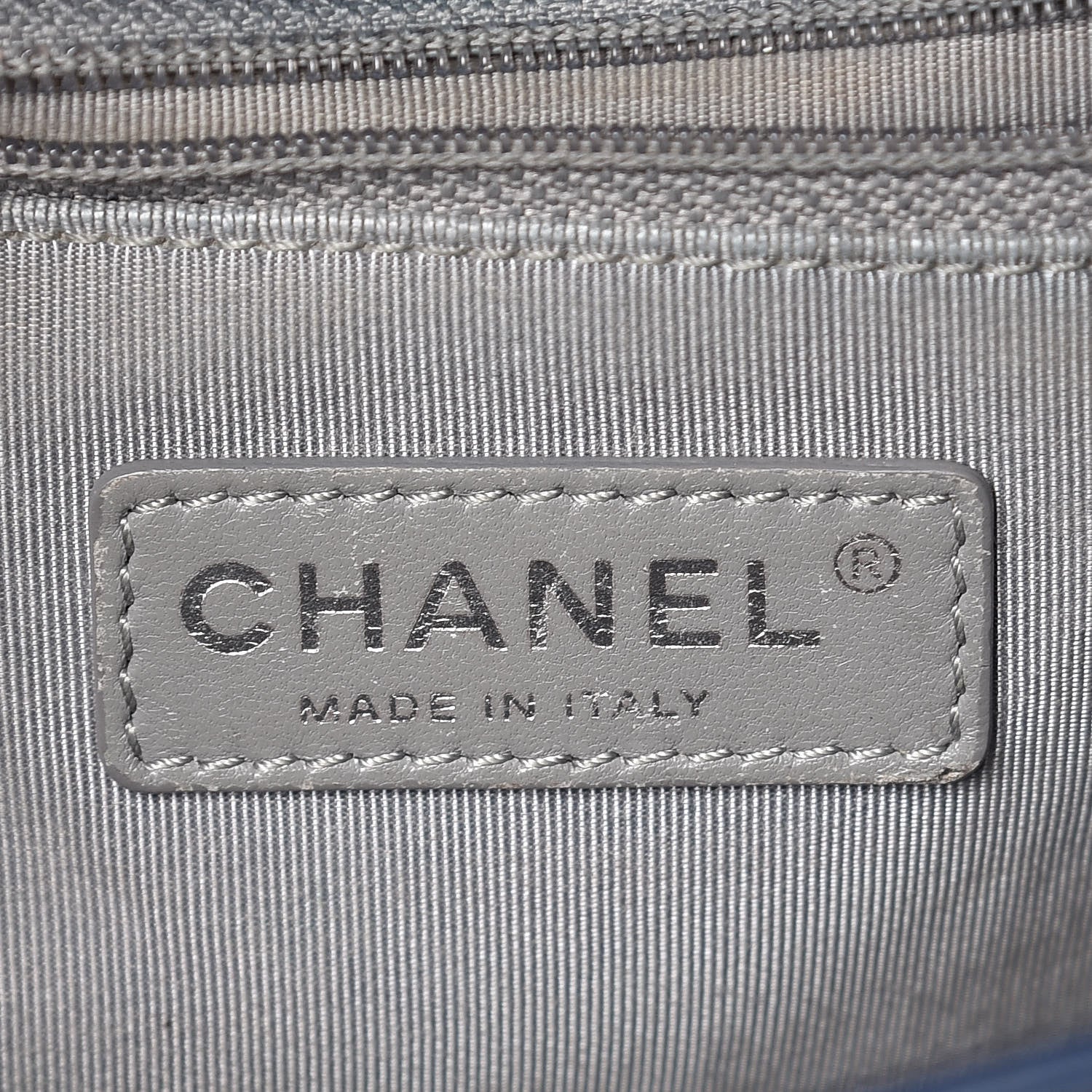 Chanel Calfskin Double Stitch New Medium Boy Flap Marine 6 of 14
