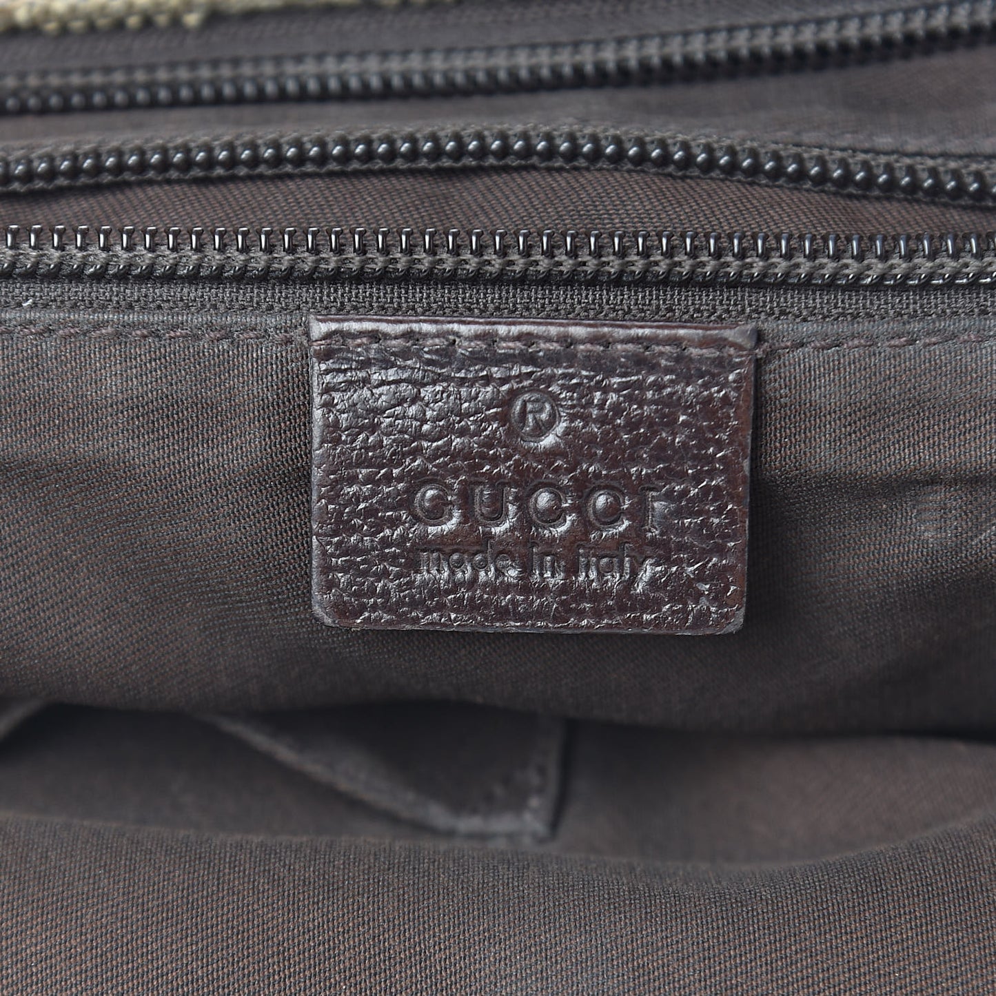 Monogram Web Medium Flat Messenger Bag Brown