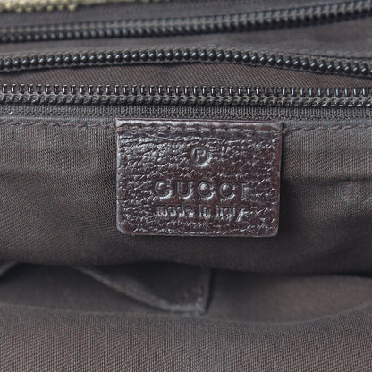 Gucci Monogram Web Medium Flat Messenger Bag Brown 6 of 21