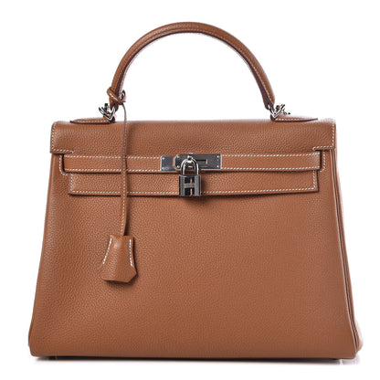 Hermes Togo Kelly Retourne 32 Gold 1 of 38