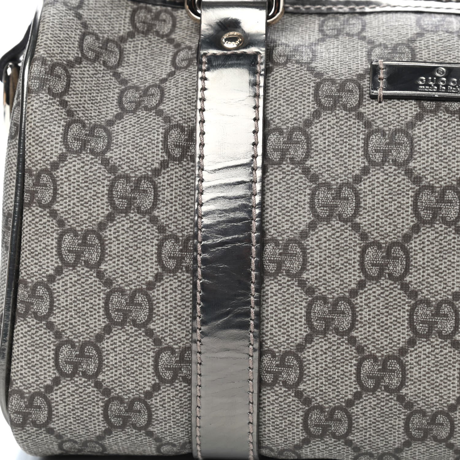 Gucci GG Plus Monogram Small Joy Boston Metallic 9 of 18