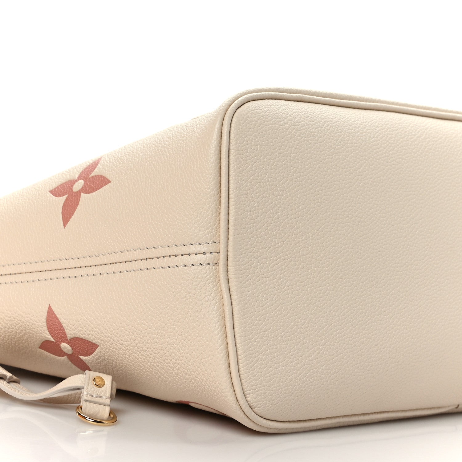 Louis Vuitton Empreinte Monogram Giant Neverfull MM Creme Rose Trianon 7 of 8