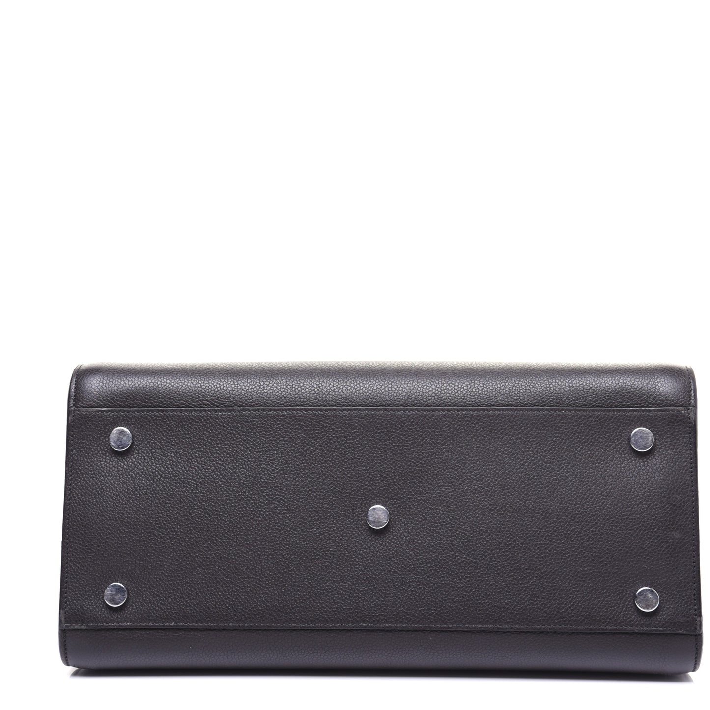 Grained Calfskin Small Sac De Jour Coal