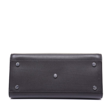 Saint Laurent Grained Calfskin Small Sac De Jour Coal 10 of 11