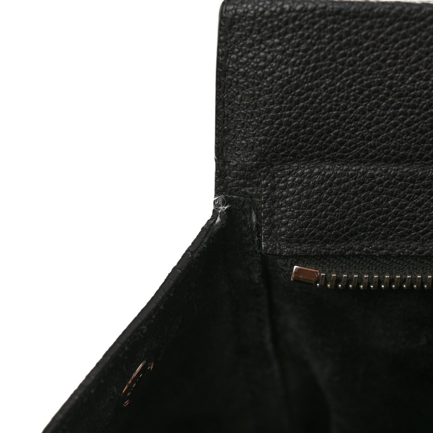 Grained Calfskin Medium Cabas Rive Gauche Black