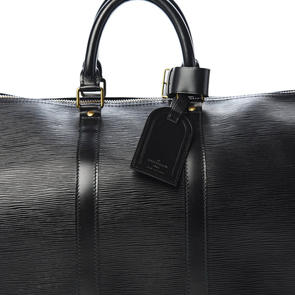 Louis Vuitton Epi Keepall 45 Black 17 of 17