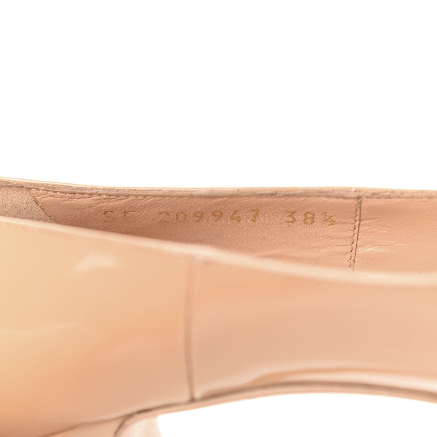 Patent Tribtoo 80 Platform Pump 38.5 Nude