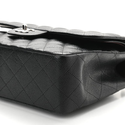 Chanel Caviar Quilted Jumbo Double Flap Black 9 of 9