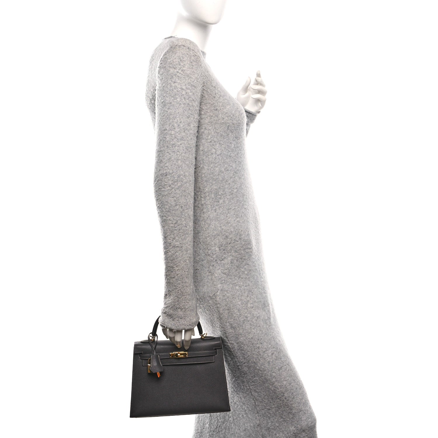 Hermes Epsom Kelly Sellier 25 Graphite 3 of 13