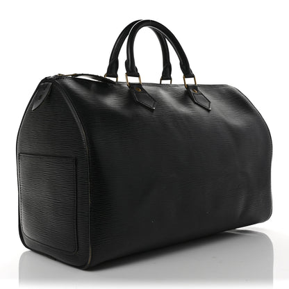 Louis Vuitton Epi Speedy 40 Black 3 of 14