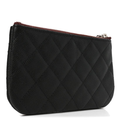 Chanel Caviar Quilted Small Cosmetic Case Black 3 of 8