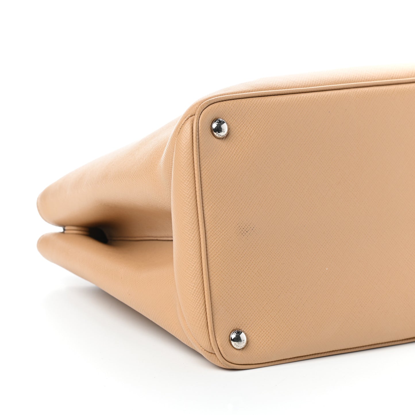 Saffiano Cuir Twin Tote Noisette