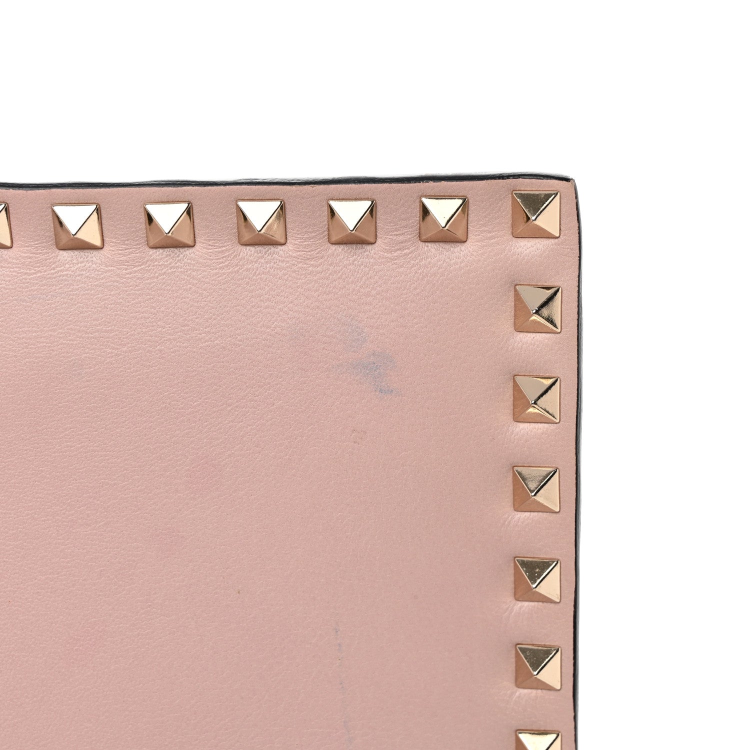 Valentino Garavani Nappa Watercolor Rockstud Wristlet Clutch Rose Green Yellow Sky 21 of 21
