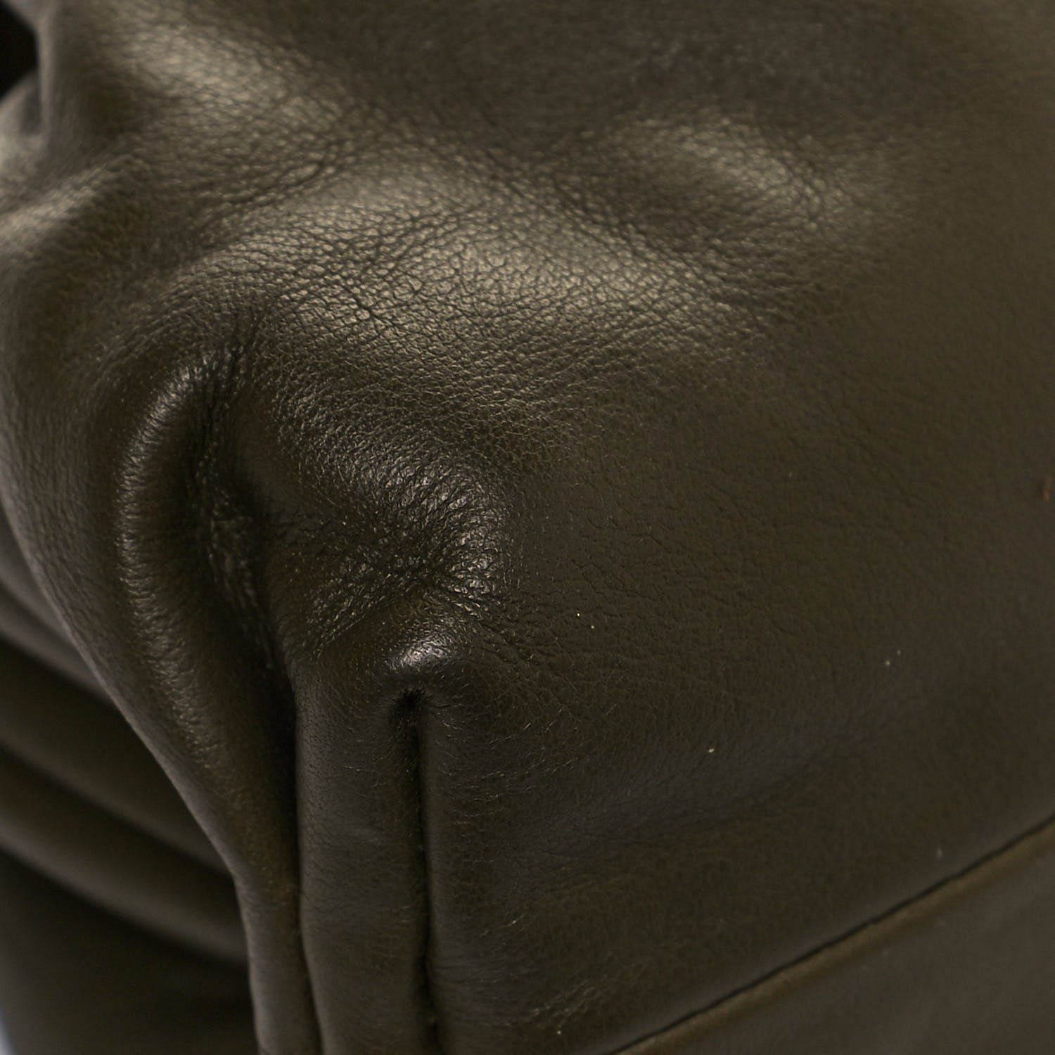 Bottega Veneta Butter Calfskin The Mini Pouch Kaki Fondente 9 of 12