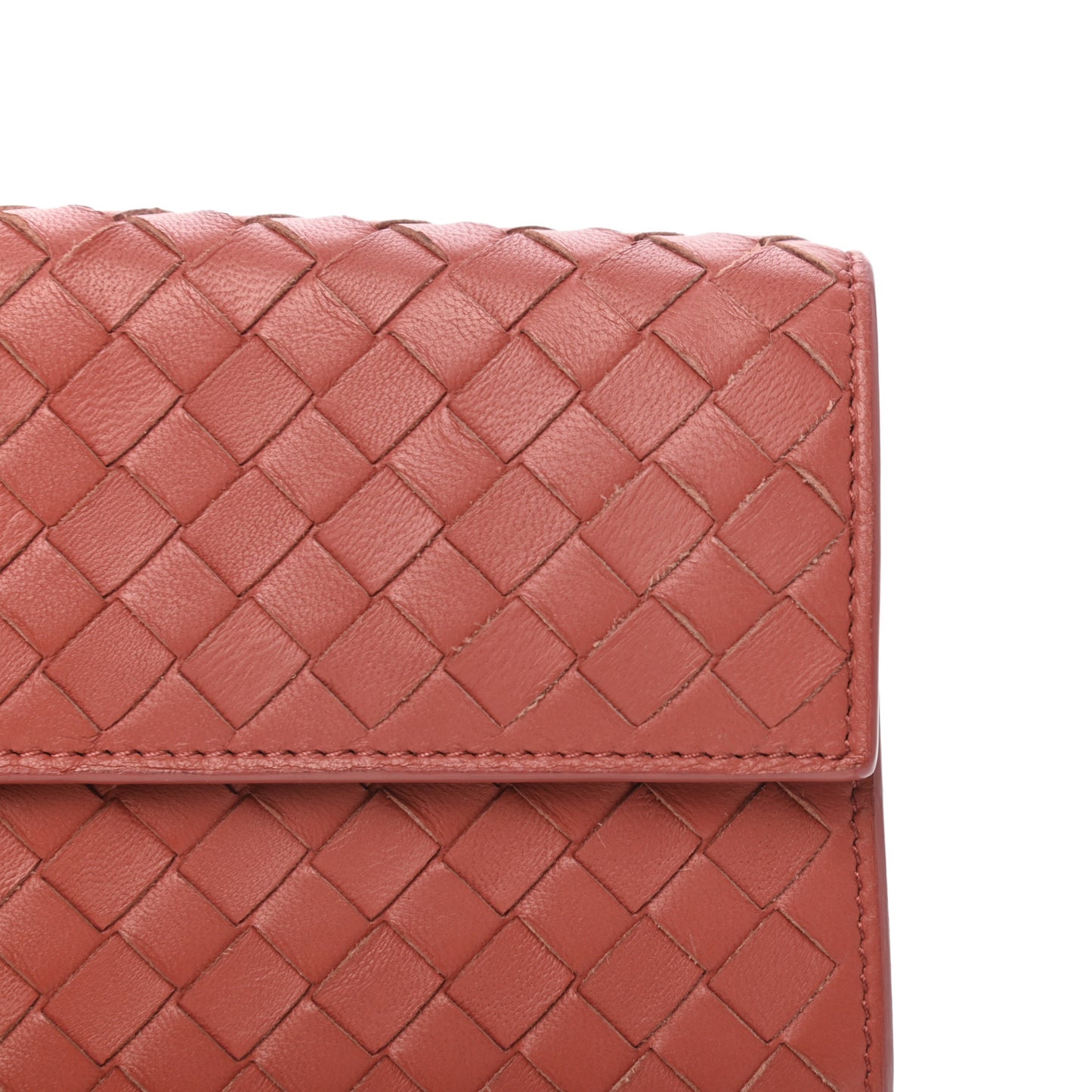 Nappa Intrecciato Continental Wallet Pompei
