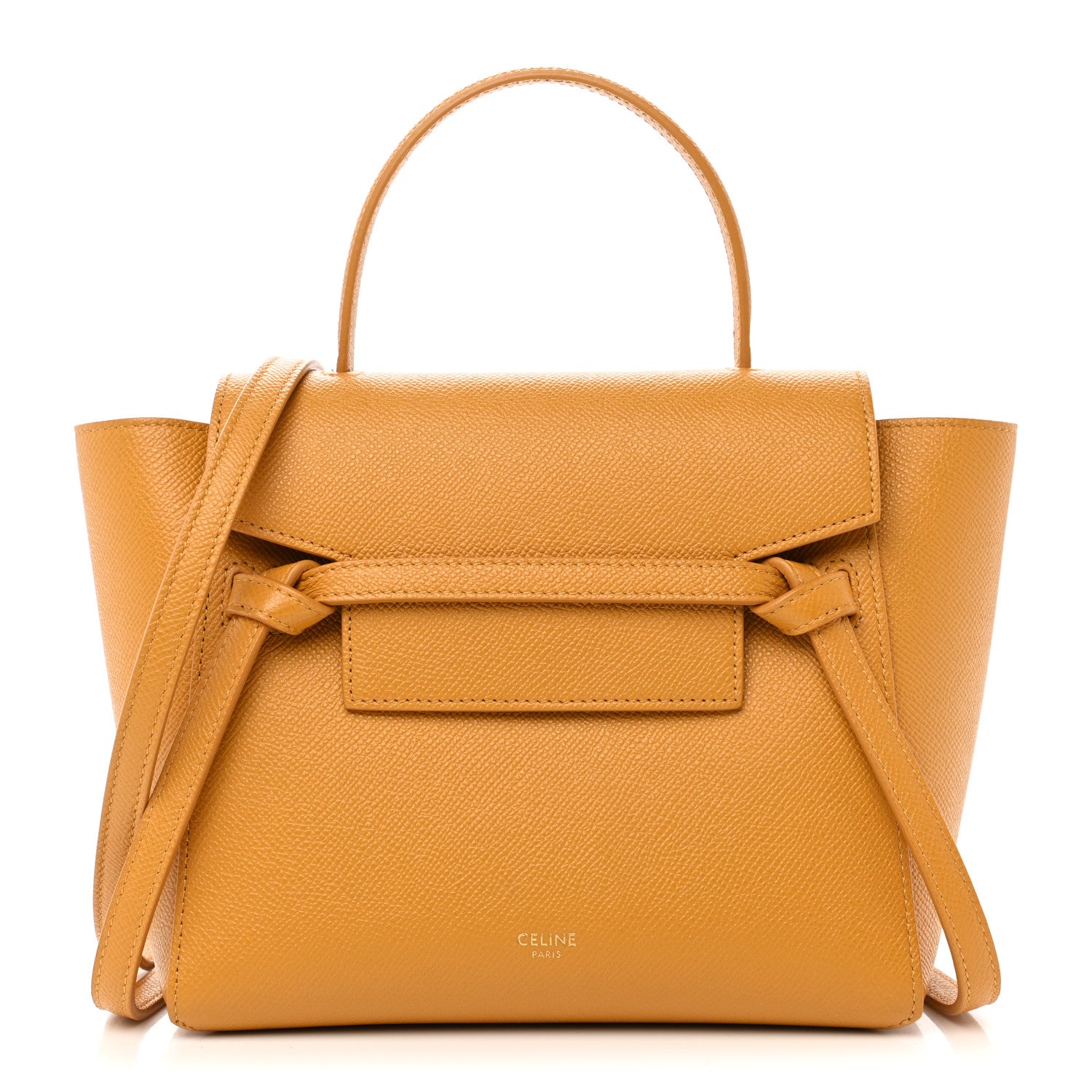 Celine Grained Calfskin Nano Belt Bag Calendula 1 of 11