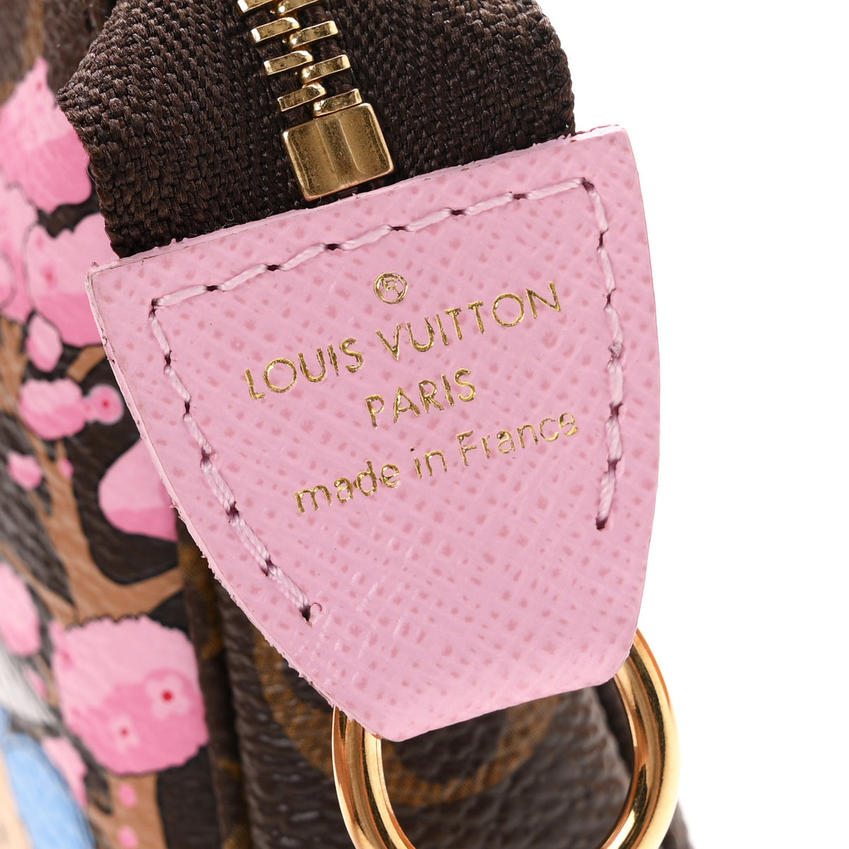 Monogram 2021 Christmas Animation Japanese Garden Mini Pochette Accessories Wisteria Pink