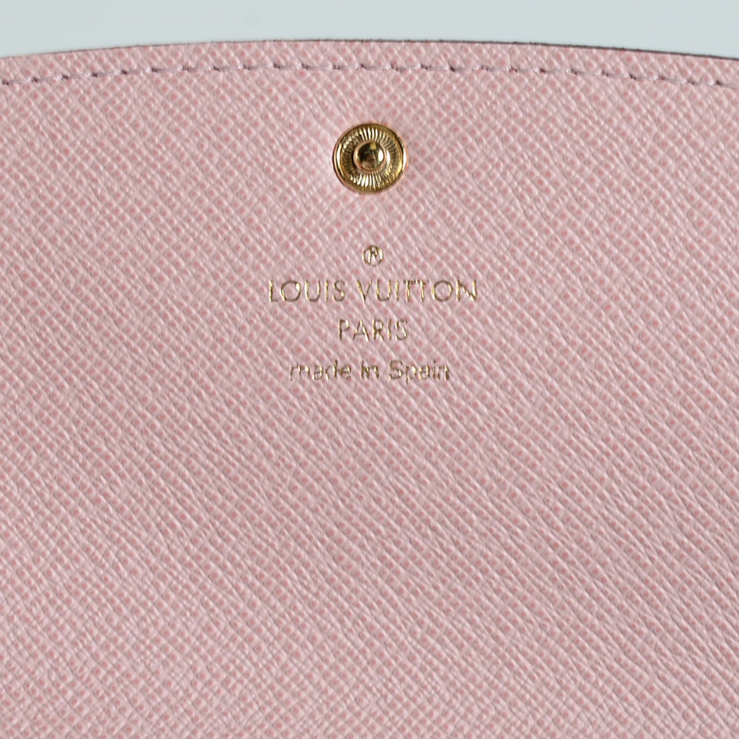 Monogram Emilie Wallet Rose Ballerine