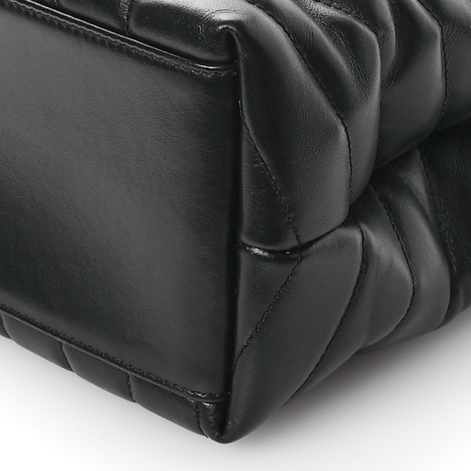 Saint Laurent Calfskin Y Quilted Monogram Medium Loulou Chain Satchel Black 10 of 11