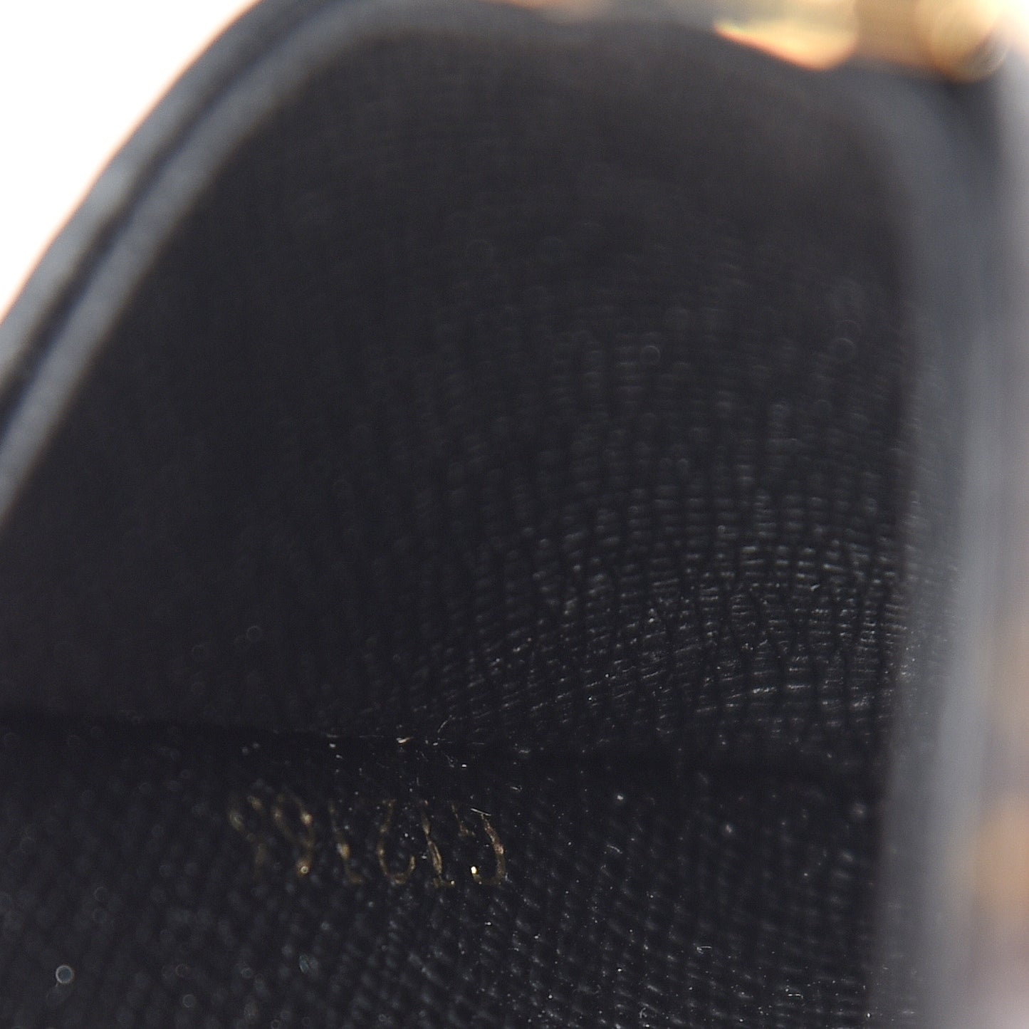 Monogram Calfskin Kimono Card Holder Black