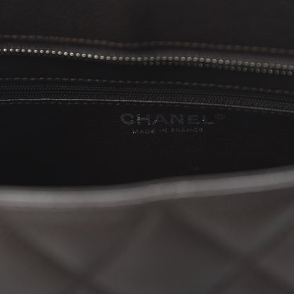 Chanel Caviar Quilted Medallion Tote Dark Brown 8 of 10