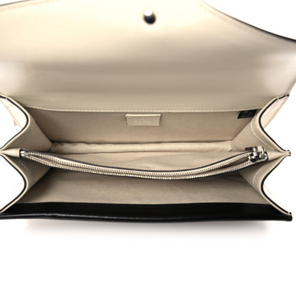 Gucci Azalea Calfskin Enamel Tri-Color Small Dionysus Shoulder Bag Mystic White Sun Oil Black Electric Blue 5 of 11