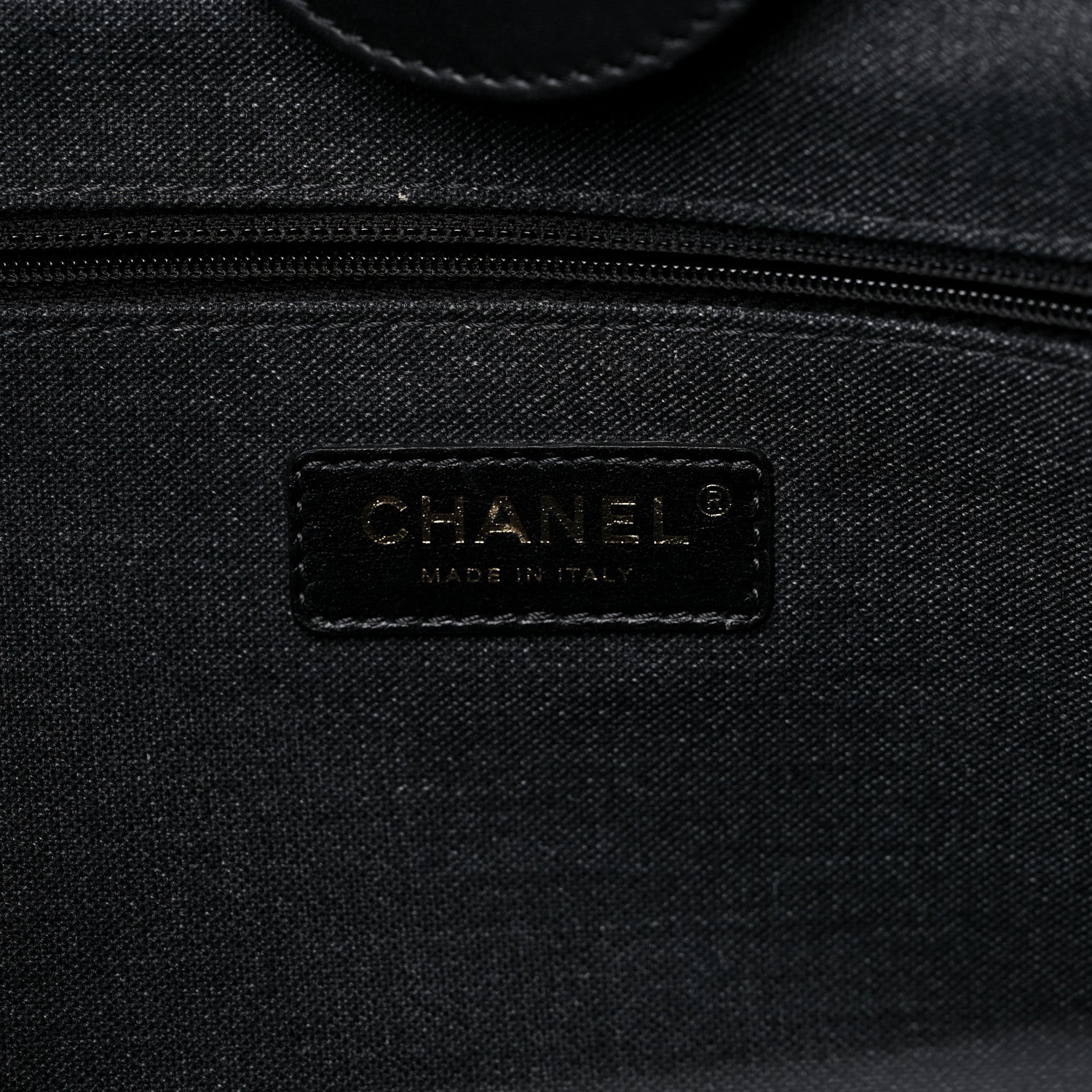 Chanel Calfskin Medium Deauville Tote Black 6 of 14
