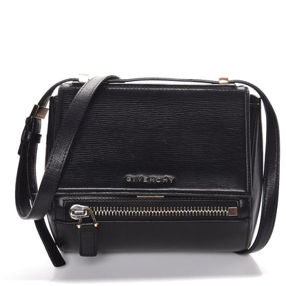 Givenchy Textured Calfskin Mini Pandora Box Crossbody Bag Black 1 of 7