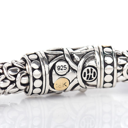 John Hardy Sterling Silver 18K Yellow Gold 8mm Naga Station Bracelet 4 of 4
