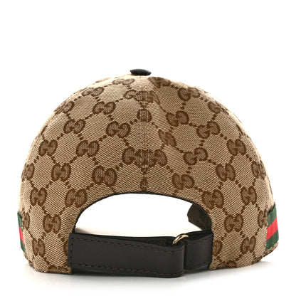 Gucci Monogram Web Baseball Hat M Beige Cocoa 6 of 11