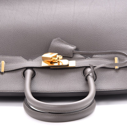 Hermes Togo Birkin 35 Etain 34 of 37