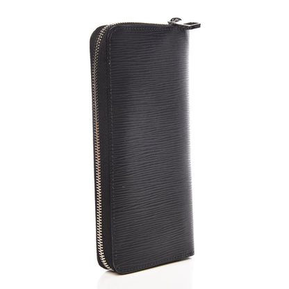 Louis Vuitton Epi Zippy Vertical Wallet Black 3 of 11