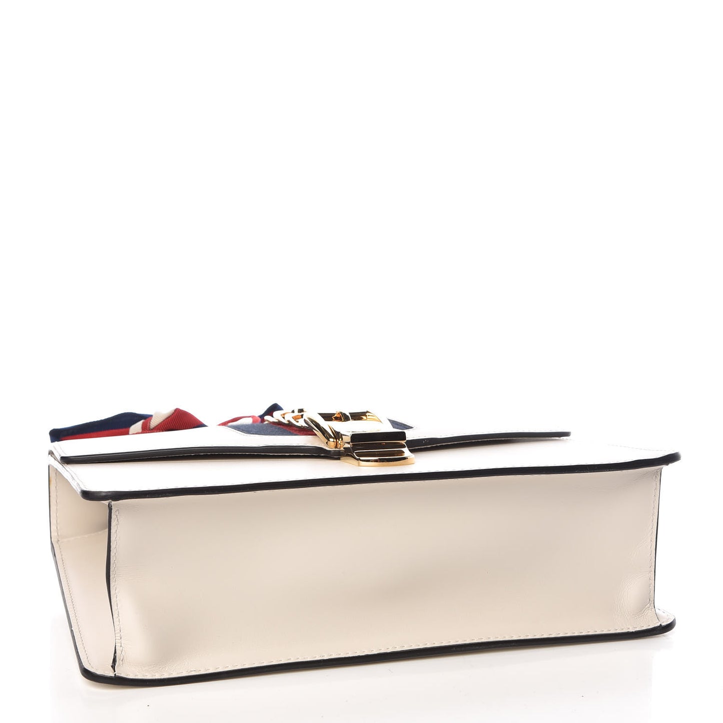 Calfskin Small Sylvie Shoulder Bag Off White