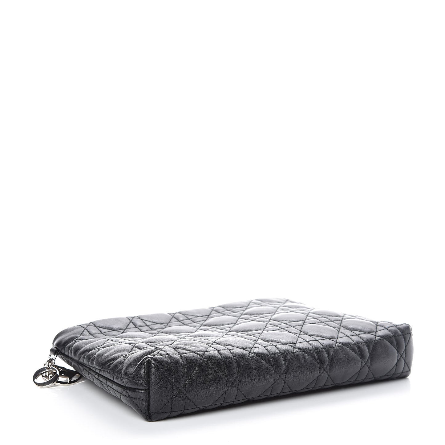 Lambskin Cannage Panarea Clutch Black