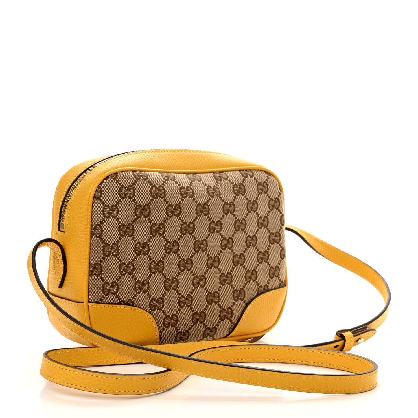 Monogram Dollar Calfskin Mini Bree Messenger Bag Beige Ebony New Buttercup
