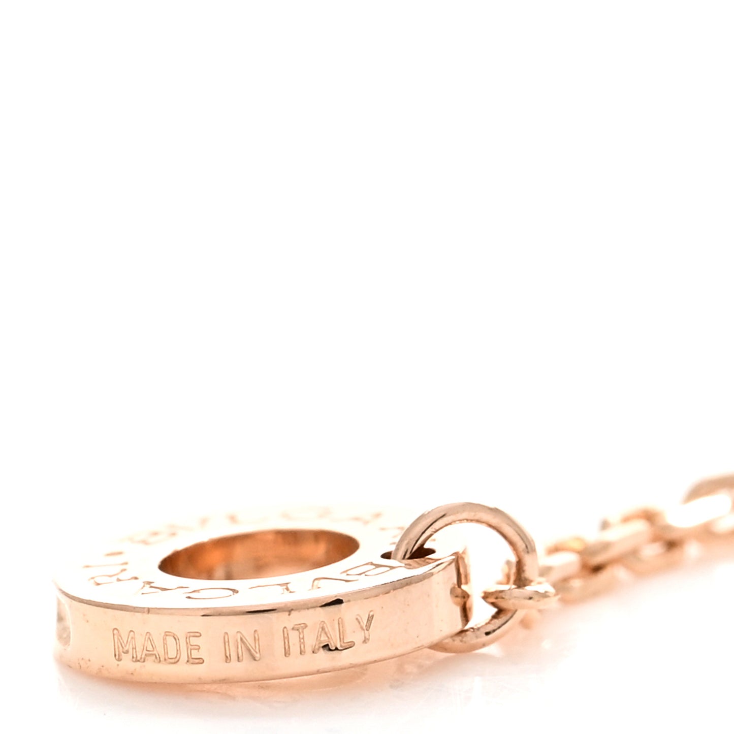 18K Rose Gold Diamond Mother of Pearl Divas' Dream Pendant Necklace
