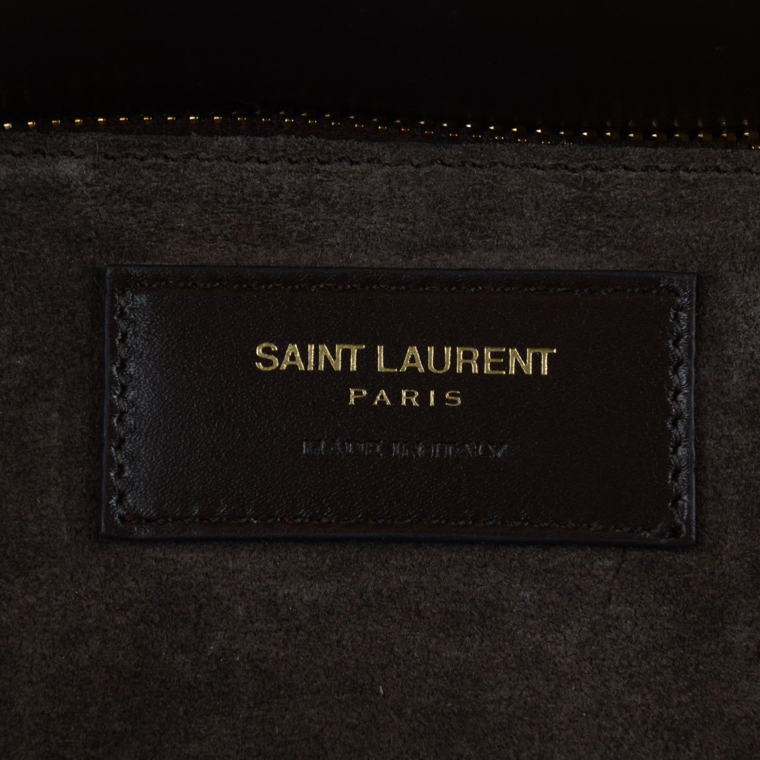 Saint Laurent Reptile Calfskin Embossed Patchwork Medium Animal Monogram Universite Bag Brown 7 of 9