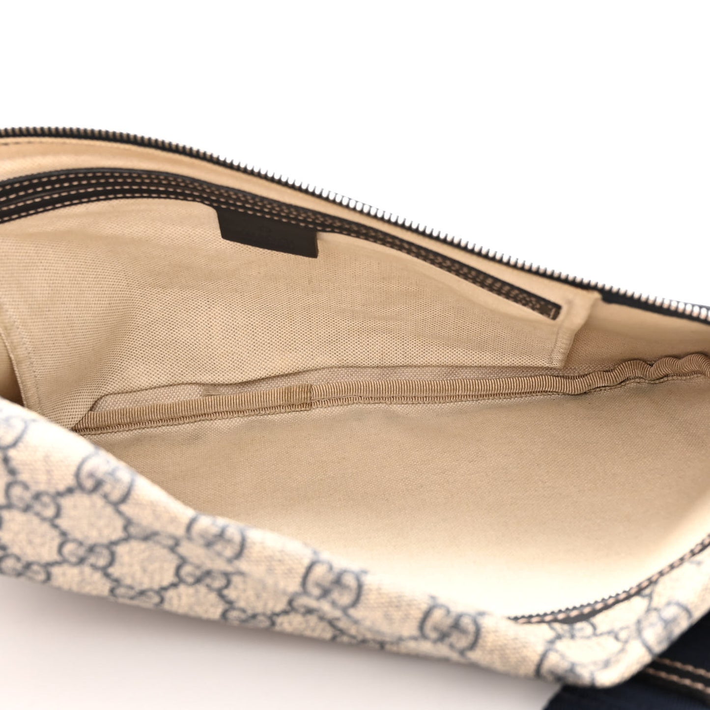 GG Plus Monogram Belt Bag Navy