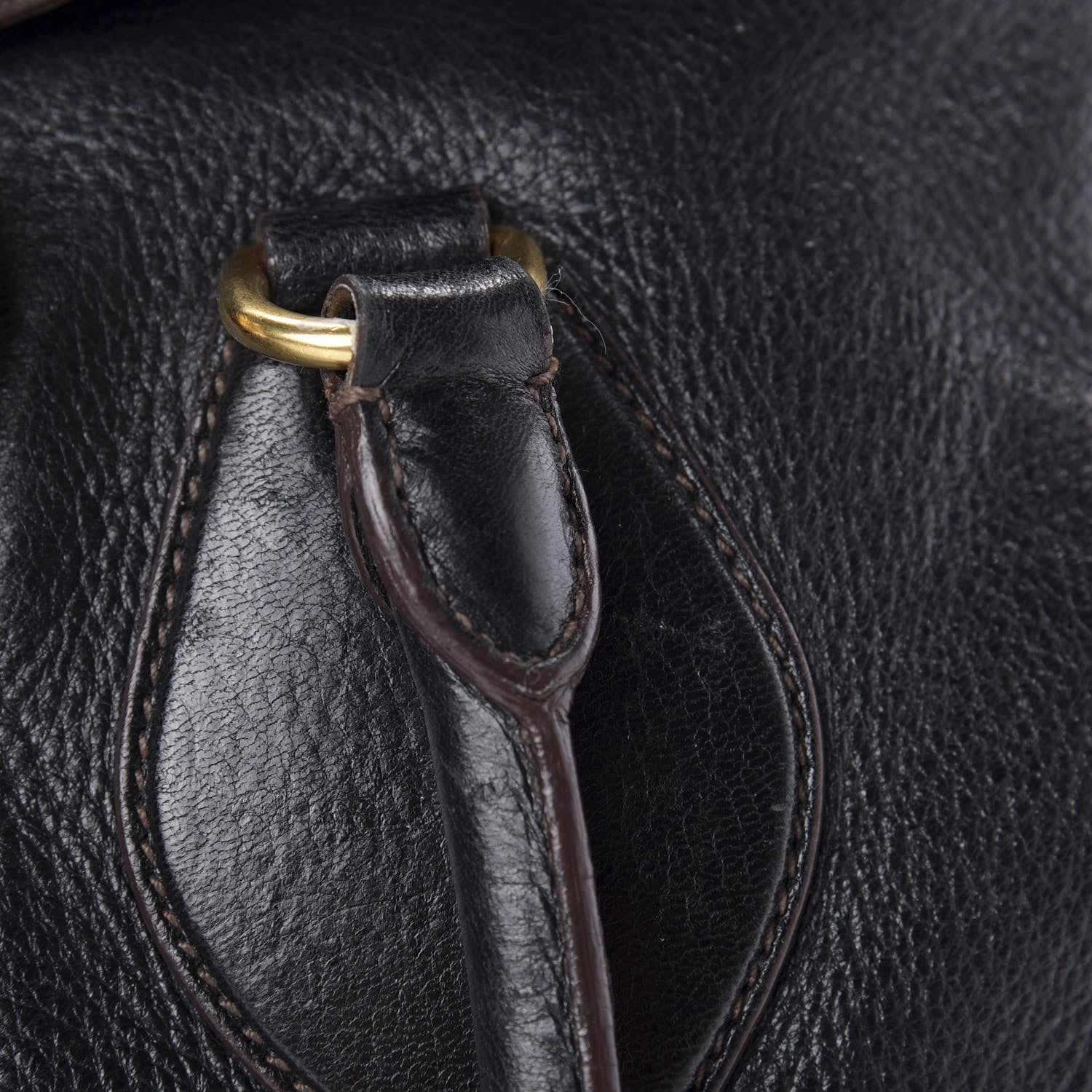 Prada Cervo Deerskin Bag Black 16 of 21